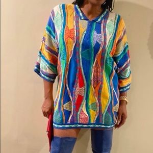 Multi Color Vintage COOGI Sweater Dress